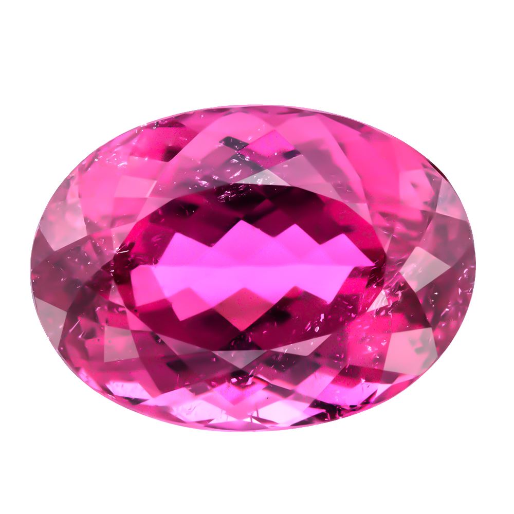 Beautiful Huge Rubellite Tourmaline CT MM Oval Cut