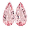 Beautiful Pair of Pink Morganite 19.05 CT 21.50x10.70 MM Pear Cut - shoprmcgems