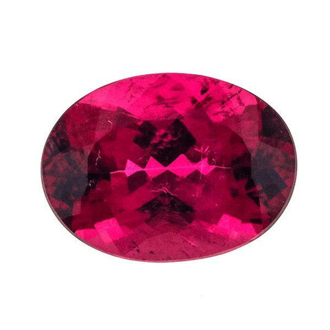 Certified Natural Rubellite 7.43 CT  14.91x11.09 MM Oval - shoprmcgems