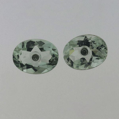 Diamonds inside of Green Amethyst (Prasiolite) 2.32 CT 8x6 MM Oval - shoprmcgems