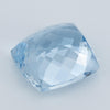 Glowing 11.23 Ct. Aquamarine 13.5X13 MM Cushion Cut Exclusive collection RMCGEMS 
