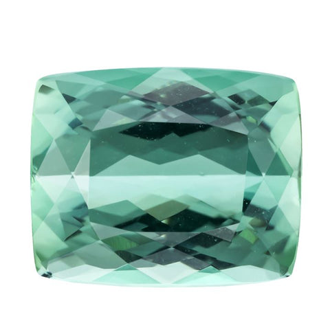 Green Tourmaline 6.54 CT 16x8.50 MM Cushion - shoprmcgems