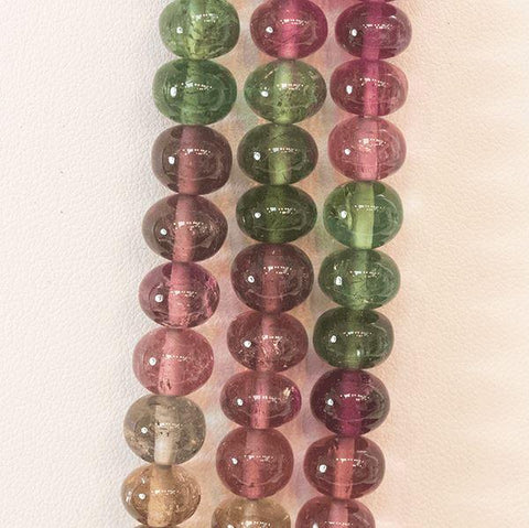 Multi Tourmaline 1212.00 CT 8.50-11.50 MM Beads - shoprmcgems