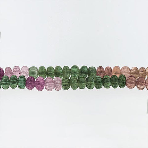 Multi Tourmaline 166.10 CT  Beads - shoprmcgems