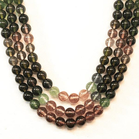Multi Tourmaline 578.00 CT 6-8 MM Beads - shoprmcgems