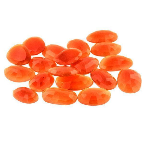 Orange Moonstone 134.81 CT Free-form (Polki Cut) - shoprmcgems