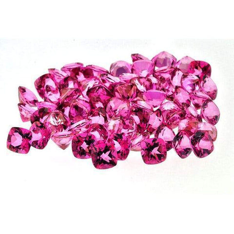Pink Topaz 76.76 CT 6 MM Cushion - shoprmcgems