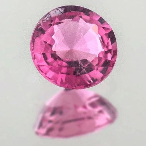 Pink Tourmaline 1.06 CT 6.50 MM Round - shoprmcgems