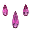 Pink Tourmaline 2.60 CT 8.50x4 MM (2 PCS), 13x4.50 MM (1 PCS) Pear. Gemstones RMCGEMS 