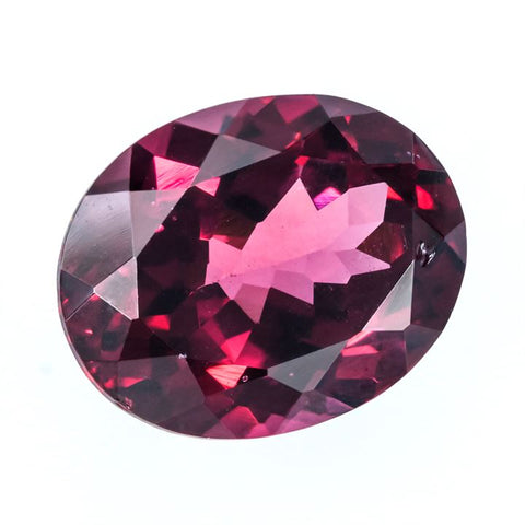 Rhodolite 3.04 CT 10x8 MM Oval Cut Exclusive collection RMCGEMS 
