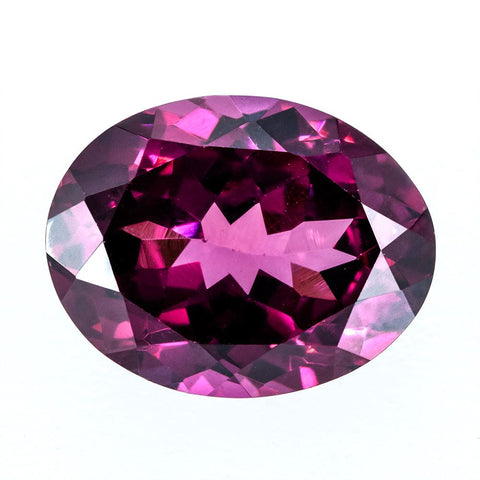 Rhodolite 3.14 CT 10x8 MM Oval Cut Exclusive collection RMCGEMS 