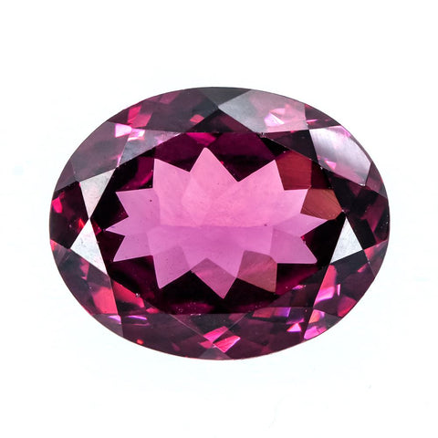 Rhodolite 3.17 CT 10X8 MM Oval Cut Exclusive collection RMCGEMS 