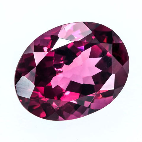 Rhodolite 3.30 CT 10x8 MM Oval Cut Exclusive collection RMCGEMS 
