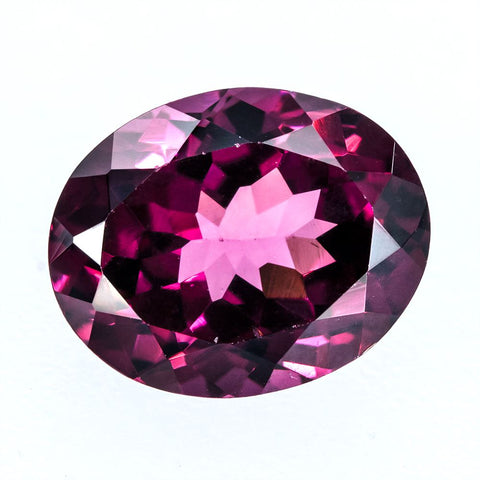 Rhodolite 3.43 CT 10x8 MM Oval Cut Exclusive collection RMCGEMS 