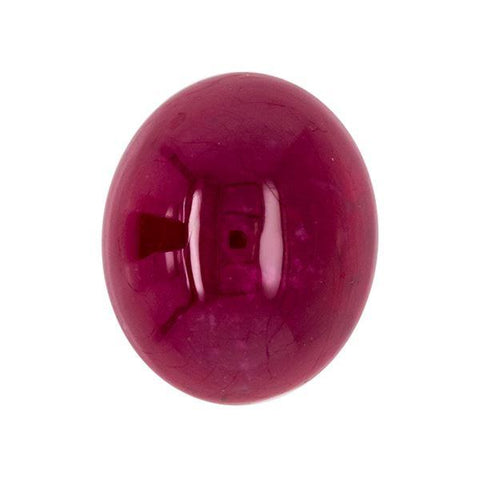 Ruby 8.31 CT 12X10 MM Oval Cabochons (Glass Filled) - shoprmcgems
