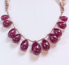 Ruby Glass-filled 206.91 CT Beads - shoprmcgems