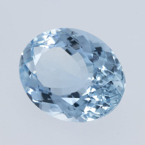 Shining 16.07 CT Aquamarine 20x15.50 MM Oval Exclusive collection RMCGEMS 