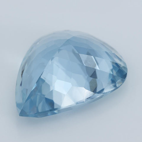 Sparkling 10.12 Ct. Aquamarine 19X14.5 MM Pear Cut Exclusive collection RMCGEMS 