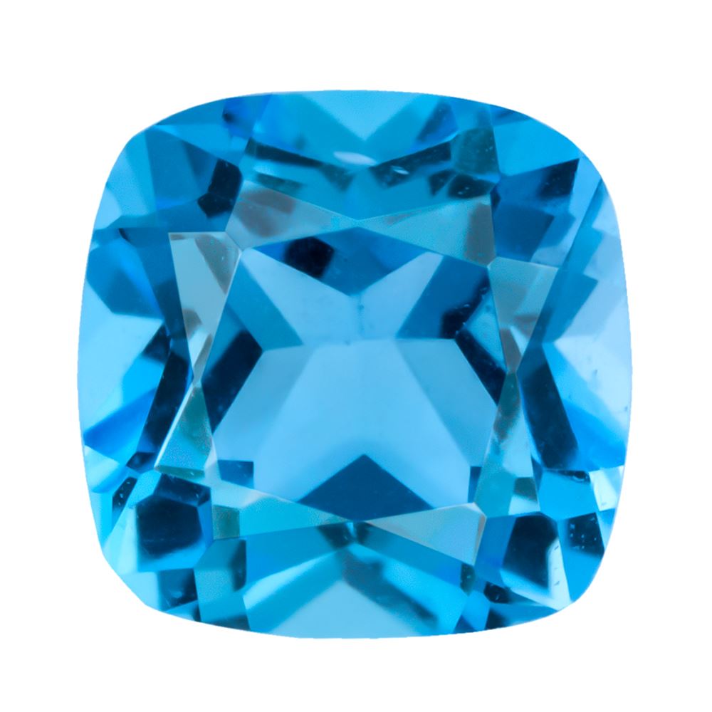Swiss Blue Topaz ct 25 pcs Cushion MM- Unlimited Stock