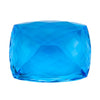 Swiss Blue Topaz 60.03 cts 26X20 MM Cushion - shoprmcgems